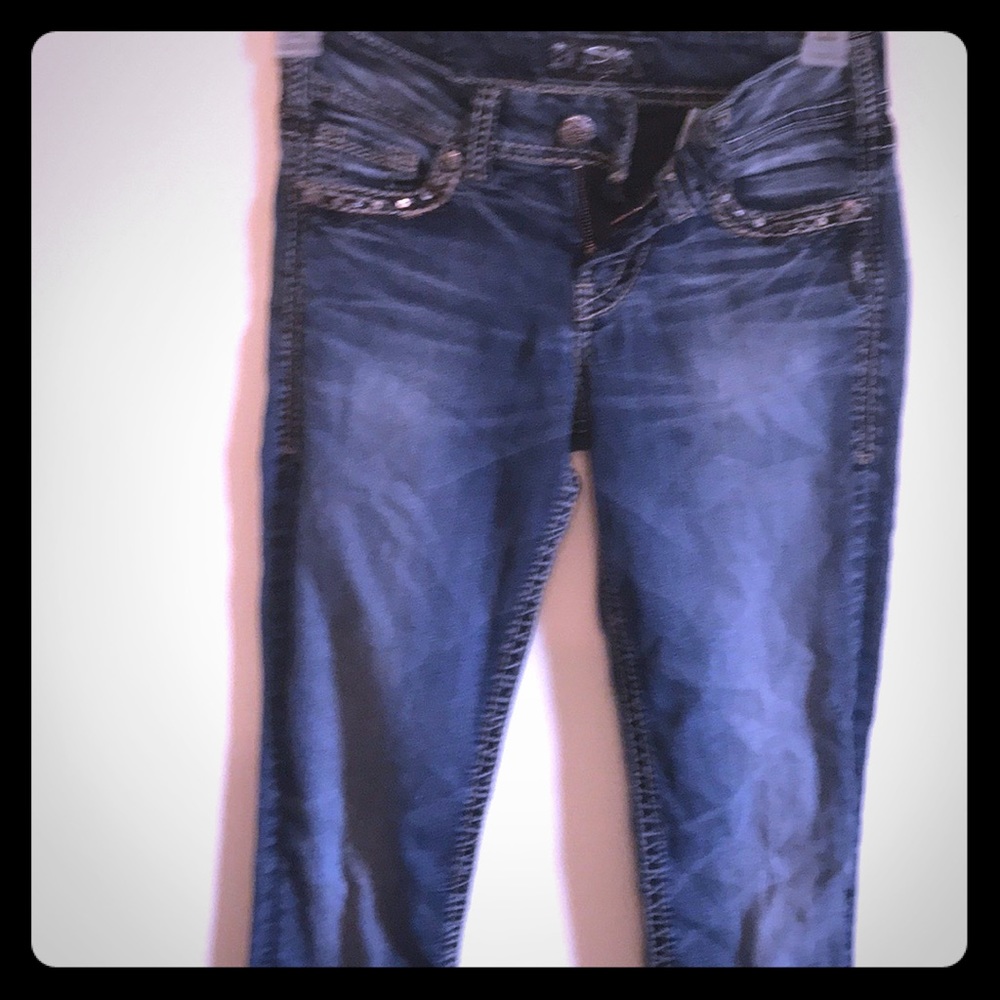 Silver jeans